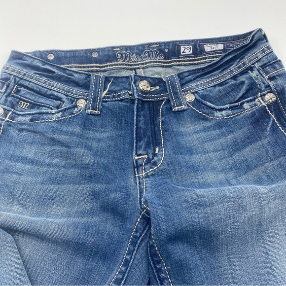 Miss Me Women's Blue Boot Cut Jeans ~ 29 short - Picture 4 of 8